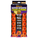 Magic Seasons Assorted 0 in. LED Spooky Light String Halloween Decor, Pack of 12