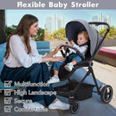 Convertible Baby Pram - Light Grey