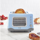 2-Slice Clear View Toaster - Blue Sky