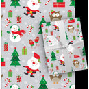 Paper Images Assorted Foil Plaid Gift Wrap, Pack of 36