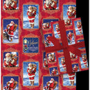 Paper Images Assorted Santas and Snowman Gift Wrap, Pack of 48