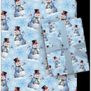 Paper Images Assorted Santas and Snowman Gift Wrap, Pack of 48