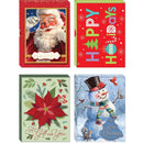 Paper Images Assorted Christmas Gift Card Holder, Pack of 24