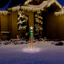 Celebrations LED Multi Ribbon RGB Light 4 ft. Yard Decor