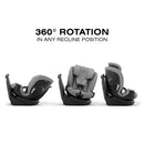 Callisto G 360 Select Rotating All-in-One Convertible Car Seat - Grey