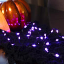 Celebrations Orange/Purple 100 ct LED Prelit Ribbon Lights