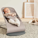 Bouncer Bliss - Sand Grey Cotton Classic Quilt - Dark Grey Frame