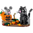 LEGO Iconic Halloween Cat & Mouse Building Set Multicolored 328 pc