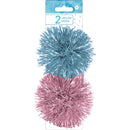 Paper Images Izzy Ob Assorted Pink/Blue Firework Bows, Pack of 24