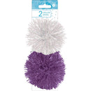 Paper Images Izzy Ob Assorted Pearl/Purple Firework Bows, Pack of 24