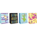 Paper Images Assorted Juvenile Birthday Medium Gift Bag, Pack of 12