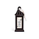 P Graham Dunn Black Silent Night Holy Night Lantern 9 in., Pack of 4