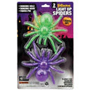 Shawshank LEDz LED Light Up Spiders 2 pk, Pack of 8
