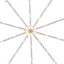Celebrations LED Warm White Star Silhouette 15 in. Hanging Decor