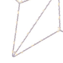 Celebrations LED Warm White Star Silhouette 15 in. Hanging Decor