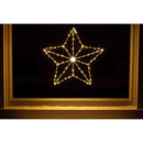 Celebrations LED Warm White Star Silhouette 15 in. Hanging Decor