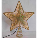 Celebrations LED Gold Star Tree Topper 11.5 in., Pack of 4
