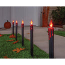 Celebrations 5 ct LED Black Candles with Blood Dripping Pathway Decor, Pack of 12