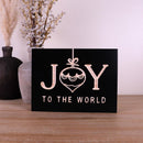 P Graham Dunn Black Joy To The World Word Block 5 in., Pack of 4
