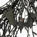 Celebrations Purple 35 ct 20 in. LED Prelit Black Twig Wreath, Pack of 6