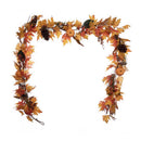 Celebrations 9 ft. Unlit Fall Leaves Garland, Pack of 4
