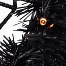Celebrations Orange/Purple 65 ct 24 in. LED Prelit Black Spider Wreath, Pack of 4