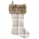 Dyno Plaid Christmas Stocking 20 in., Pack of 12