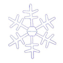 Celebrations LED Blue Snowflake 36 in. Hanging Decor