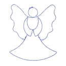Celebrations LED Multi Angel Silhoutte 13 in. Hanging Decor