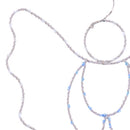 Celebrations LED Multi Angel Silhoutte 13 in. Hanging Decor