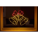 Celebrations LED Multi Bell Silhouette 15 in. Hanging Decor