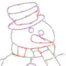 Celebrations LED Multi Snowman Silhouette 17 in. Hanging Decor
