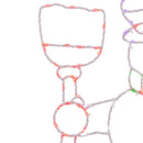 Celebrations LED Multi Snowman Silhouette 17 in. Hanging Decor