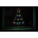 Celebrations LED Multi Christmas Tree Silhouette 17 in. Hanging Decor