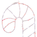 Celebrations LED Red/White Candy Cane Silhouette 15 in. Hanging Decor