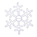 Celebrations LED Blue Snowflake 18 in. Hanging Decor