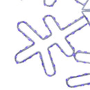 Celebrations LED Blue Snowflake 18 in. Hanging Decor
