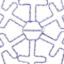 Celebrations LED Blue Snowflake 18 in. Hanging Decor