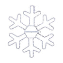 Celebrations LED Pure White Snowflake 12 in. Hanging Decor