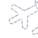 Celebrations LED Pure White Snowflake 12 in. Hanging Decor