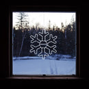 Celebrations LED Pure White Snowflake 12 in. Hanging Decor