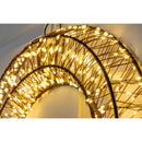 Celebrations LED Clear/Warm White Wreath 14 in. Hanging Decor
