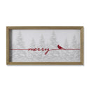 Gerson White Holiday Cardinal Wall Sign, Pack of 8
