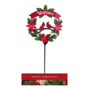Alpine Warm White Holiday Garden Stakes 42 in. Pathway Decor, Pack of 12