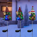 Alpine Multi Christmas Gnome 33 in. Pathway Decor, Pack of 9