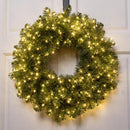 Celebrations 24 in. D LED Prelit Warm White Cascading Wreath, Pack of 4