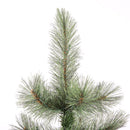 Celebrations 3 ft. Slim LED 50 ct Table Top with Wood Base Color Changing Christmas Tree