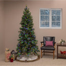 Holiday Bright Lights 1-2 Tree 7 ft. Slim LED 400 ct Arcadia Classic Color Changing Christmas Tree