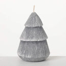 Sullivans Vance Kitira Gray Tree Candle, Pack of 6