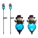 Celebrations LED Clear Snowman 30 in. Pathway Decor, Pack of 12